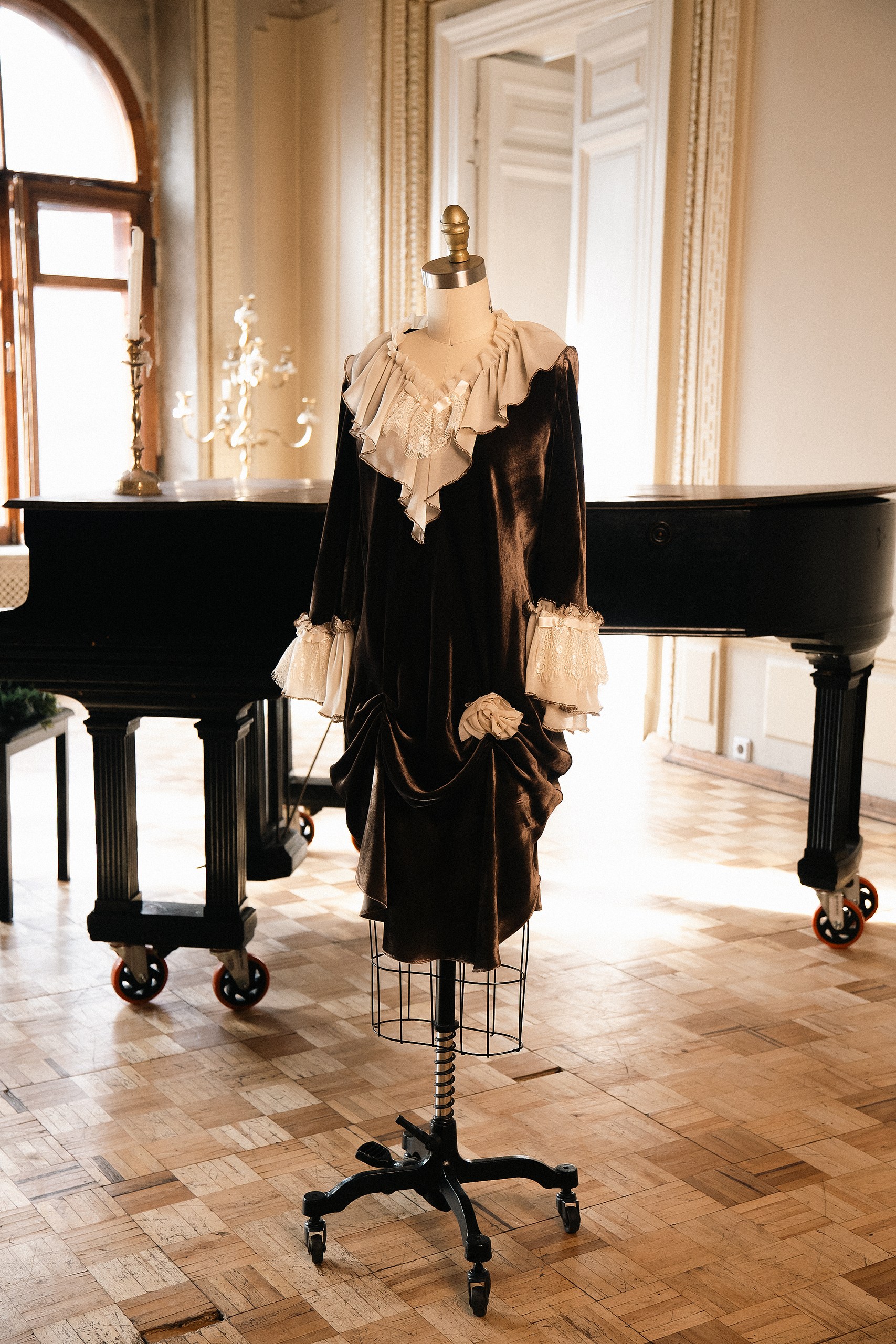 картинка Вечернее платье «Полночь»   от дизайнерского ателье «Ситцевый остров»