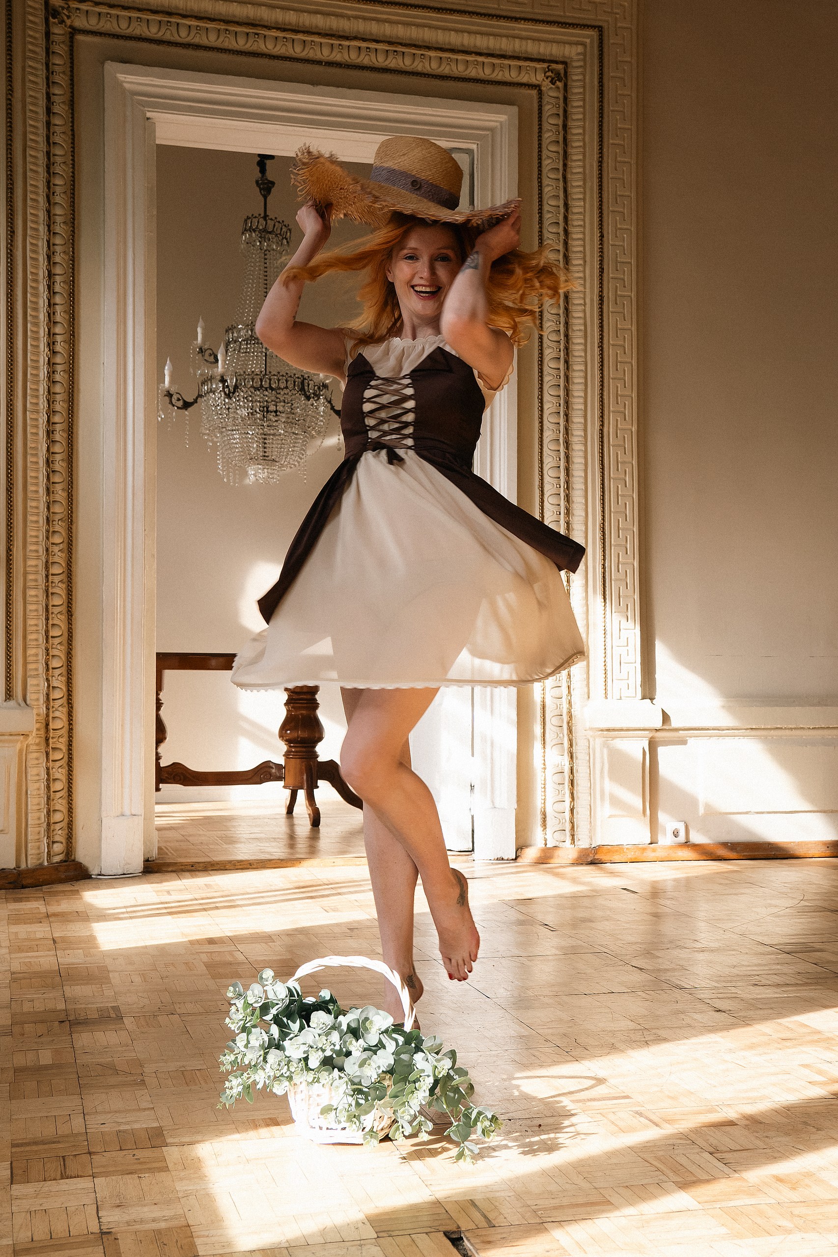 картинка Платье с корсетом «Свирель»  от дизайнерского ателье «Ситцевый остров»